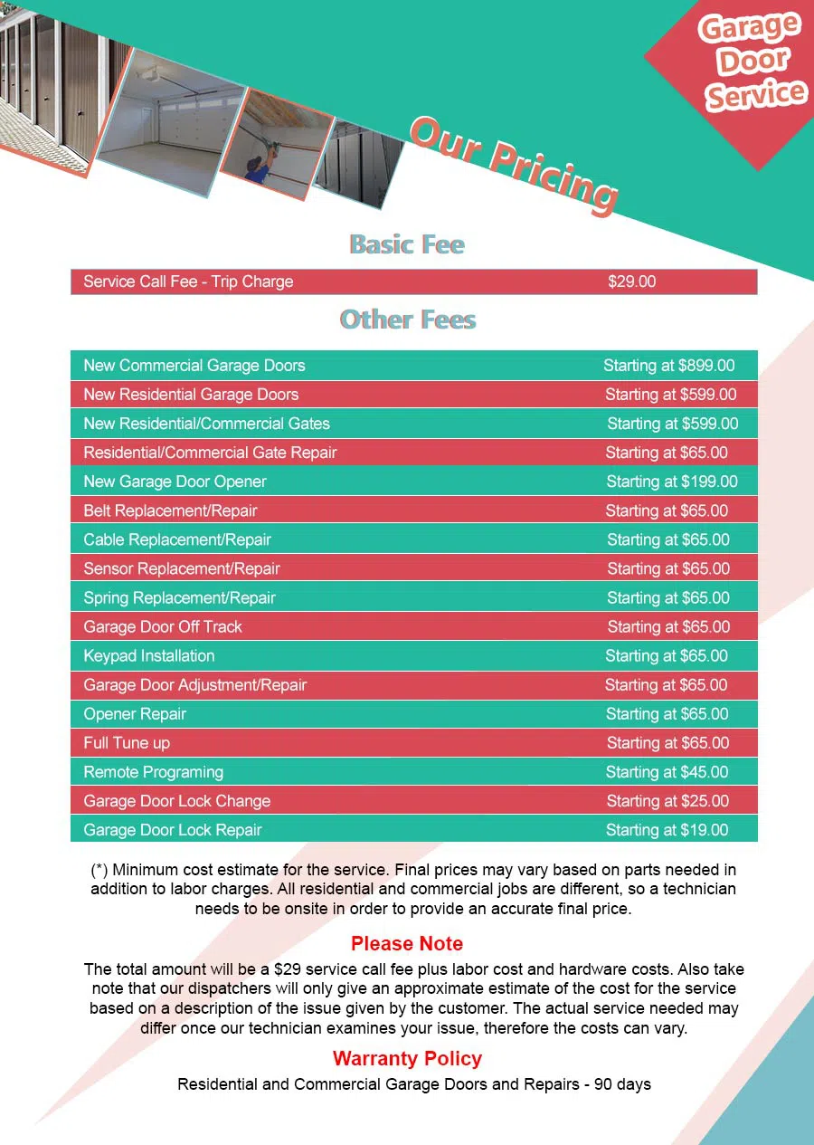 Central Garage Door Service Dallas, TX 469-378-0679